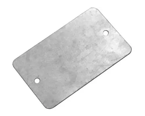 Tapa ciega zincada