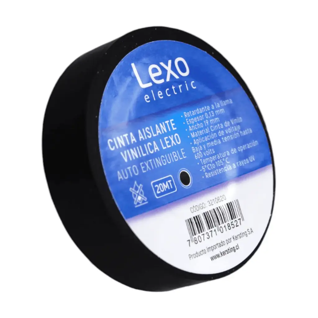 Cinta aislante vinílica 20m LEXO