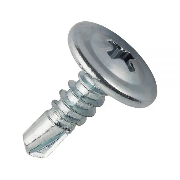 Tornillo cabeza lenteja 8 x 1/2" punta broca x100
