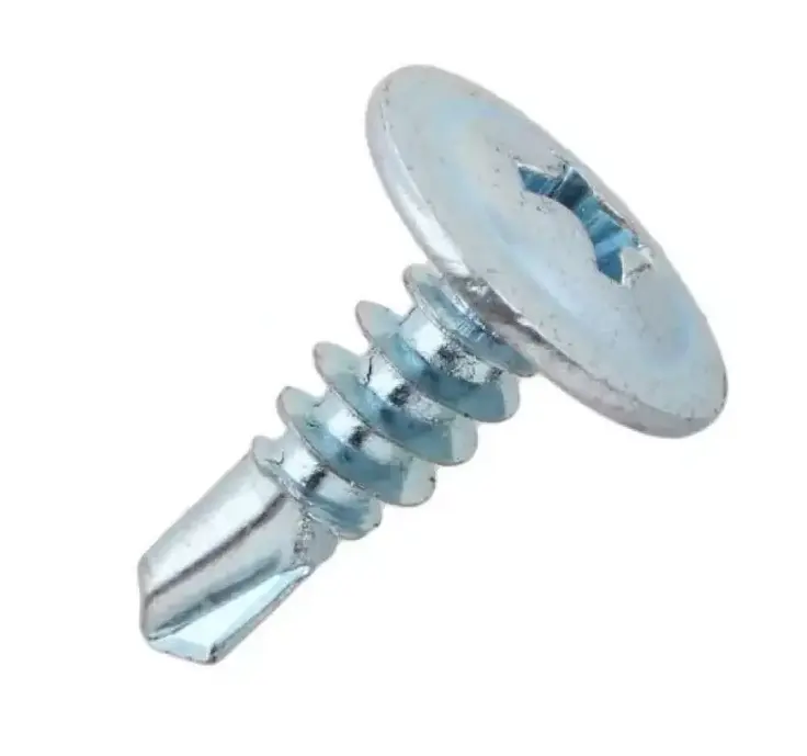 Tornillo Cabeza Lenteja 8 x 3/4" punta broca x 100un