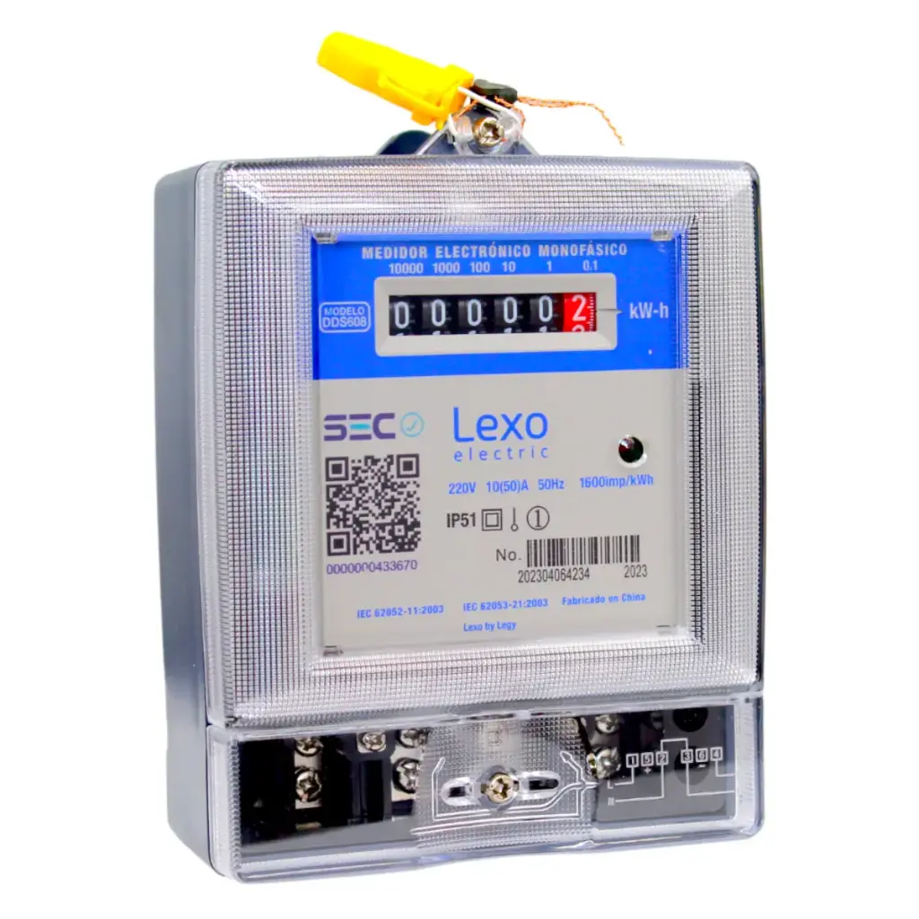 Medidor monofásico certificado LEXO