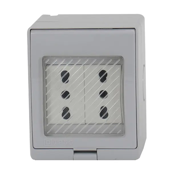 Enchufe Hidrobox Doble 10-16A STANFORD