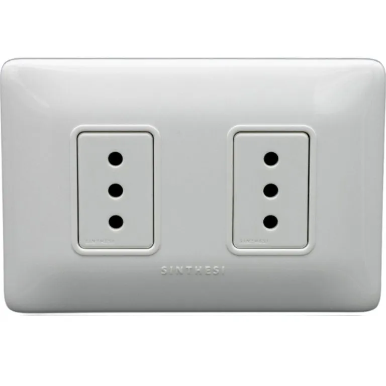 Enchufe doble 10A SINTHESI S12
