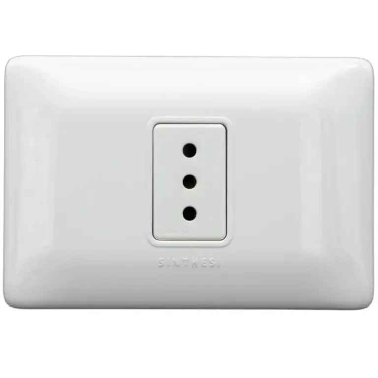 Enchufe simple 10A SINTHESI S12