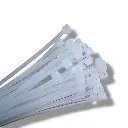 Amarra plástica blanca 150x3mm x100un