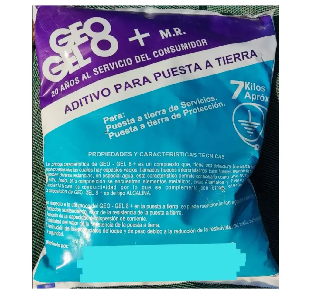 Gel para puesta a tierra