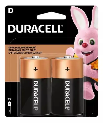 Pila alcalina D x2 DURACELL