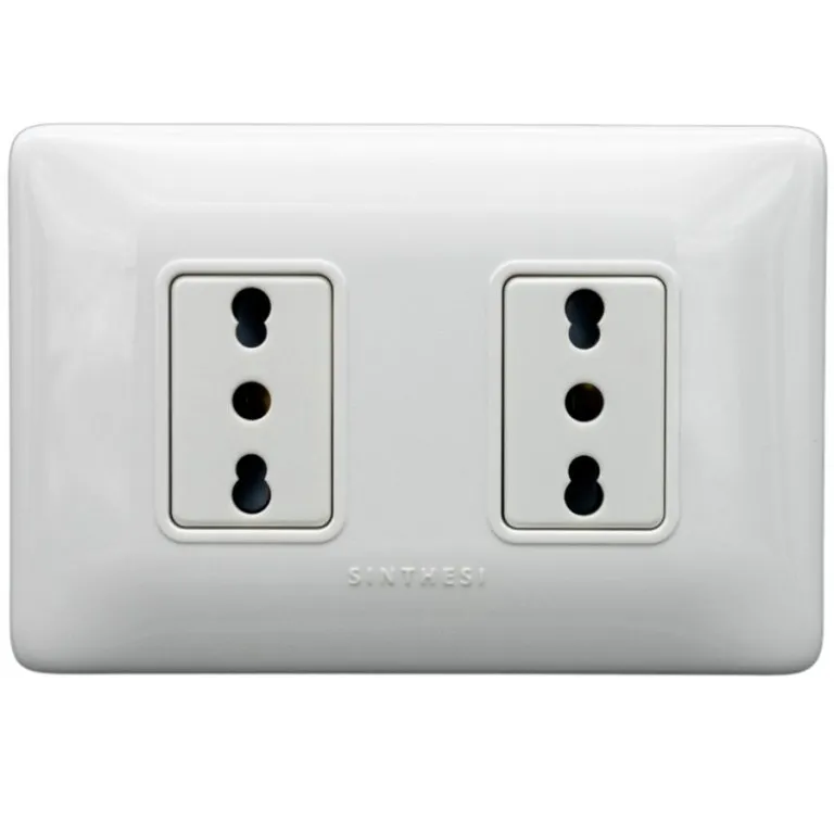 Enchufe doble 10/16 SINTHESI S12