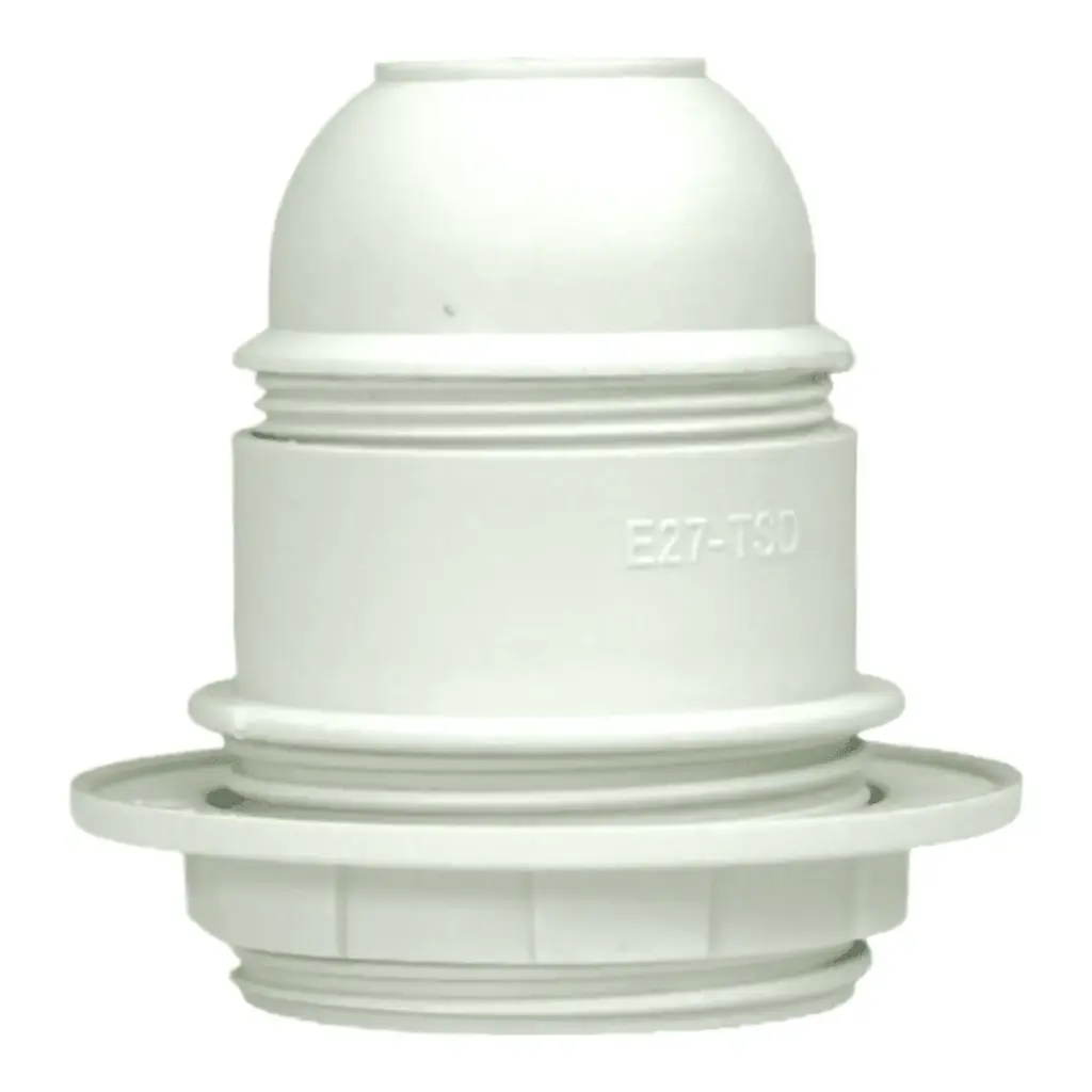 Portalámpara E27 con anillo MEC