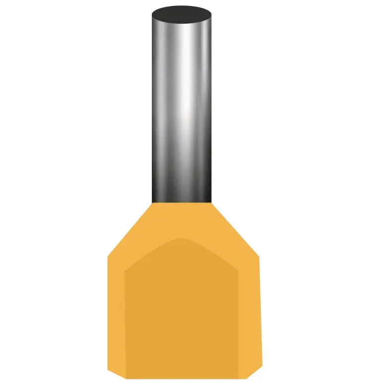 Terminal Ferrul doble 4mm