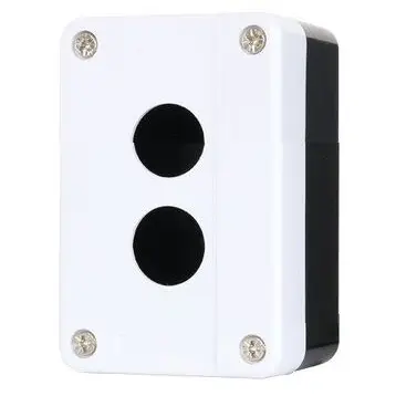 Caja perforada 2 botones