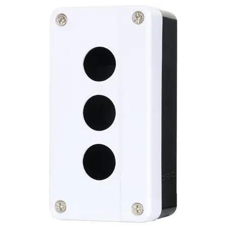 Caja perforada 3 botones