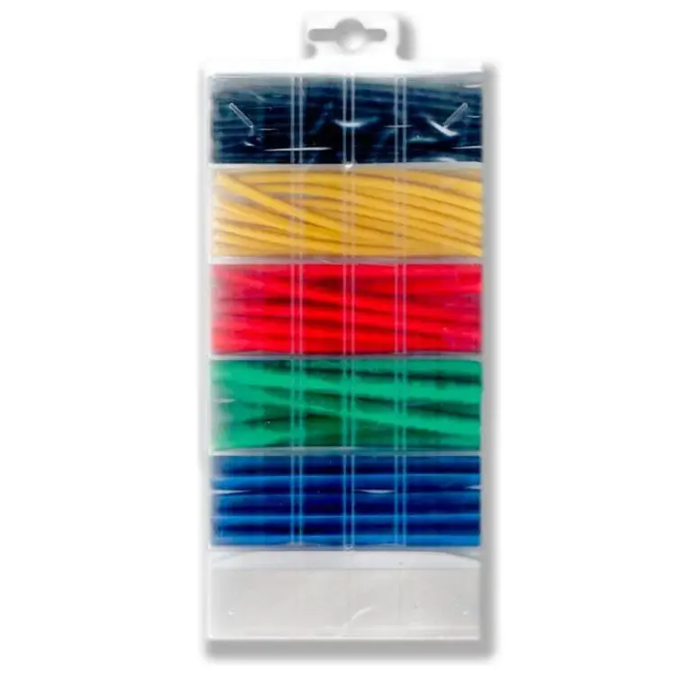 Kit manga termocontraíble 100piezas colores STANFORD