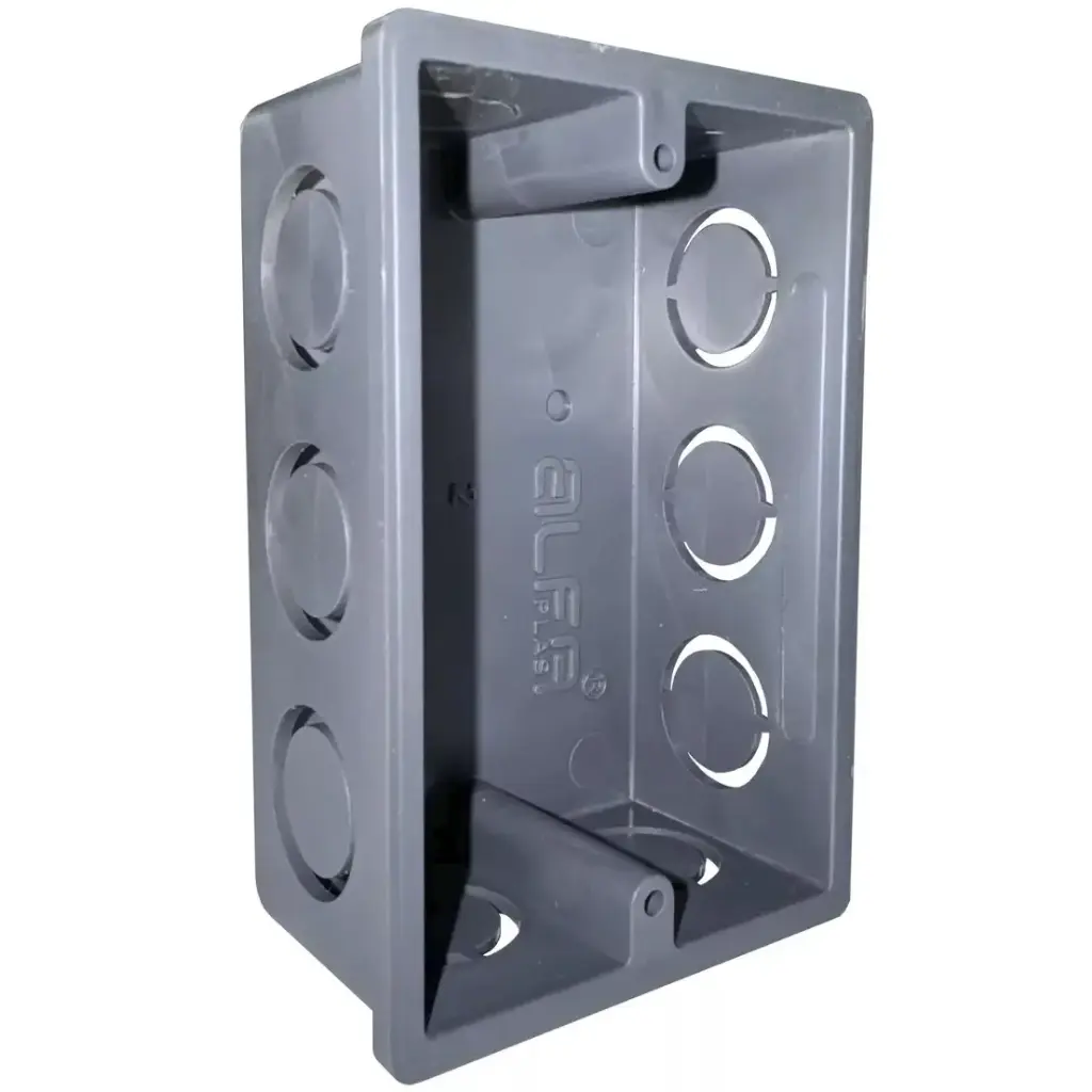 Caja derivación embutida 5/8 oreja metálica