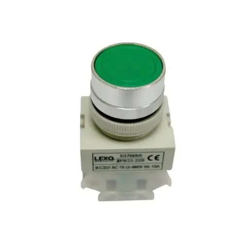 Pulsador 22mm NA Verde FNX