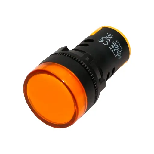 Luz piloto 22mm Amarilla