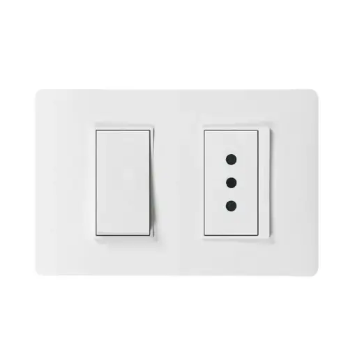 Placa interruptor/enchufe BTICINO Luzica