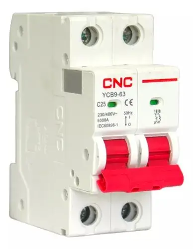 Interruptor automático 2x25A 6kA Curva C CNC