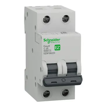 Interruptor automático 2x25A 6kA Curva C SCHNEIDER